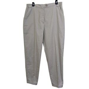 Tilley Endurables Pants Womens Size 20 Beige Safari Khakis High Rise Pockets